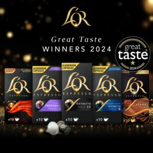 L’OR Espresso Colombia Intensity 8 Aluminium Coffee Capsules Compatible With Nespresso Machines 100 capsules