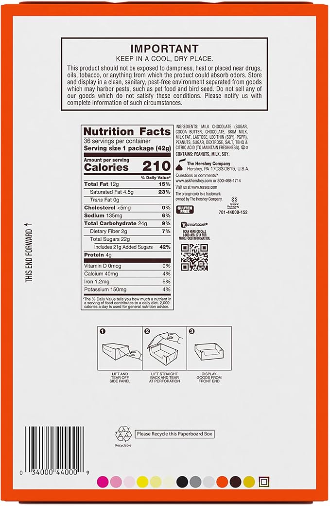 Reeses Peanut Butter Cups 36 Pack, 36 x 42g - Image 4